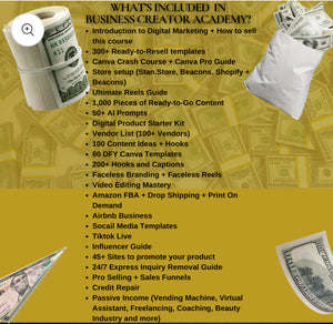 Business Creator Academy (BCA)