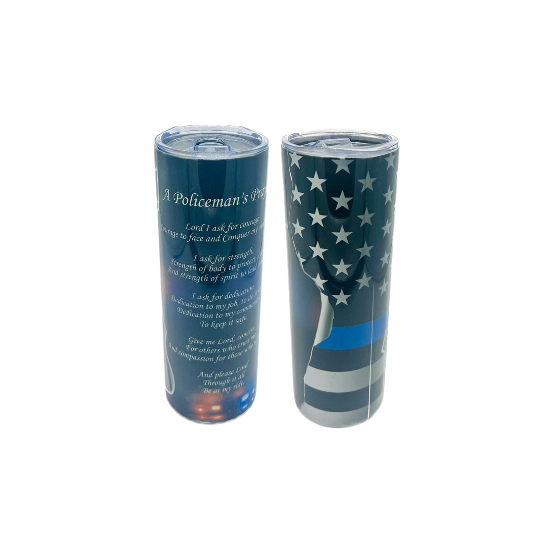 A Policeman’s Prayer Tumbler