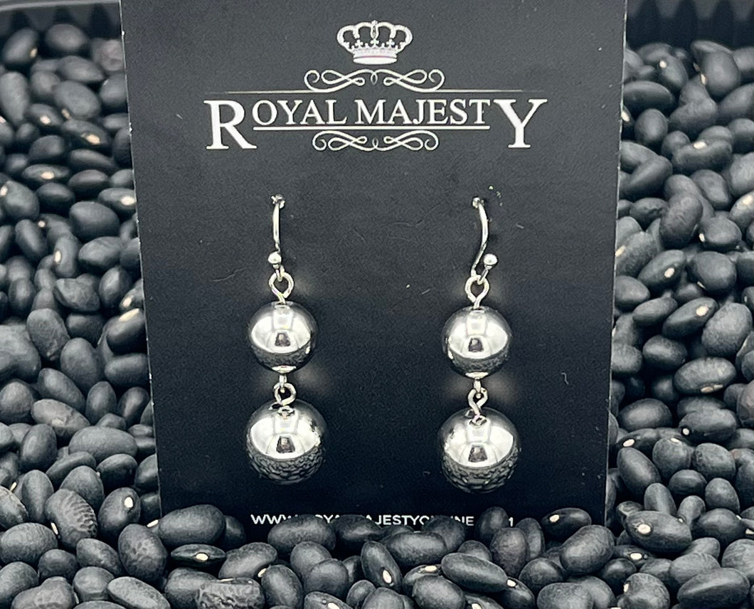 Silver Ball Earrings