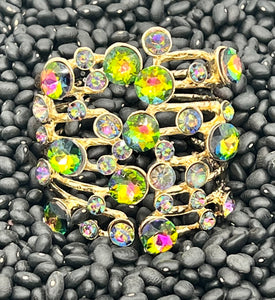 Multicolor and Clear Jewel Bracelet